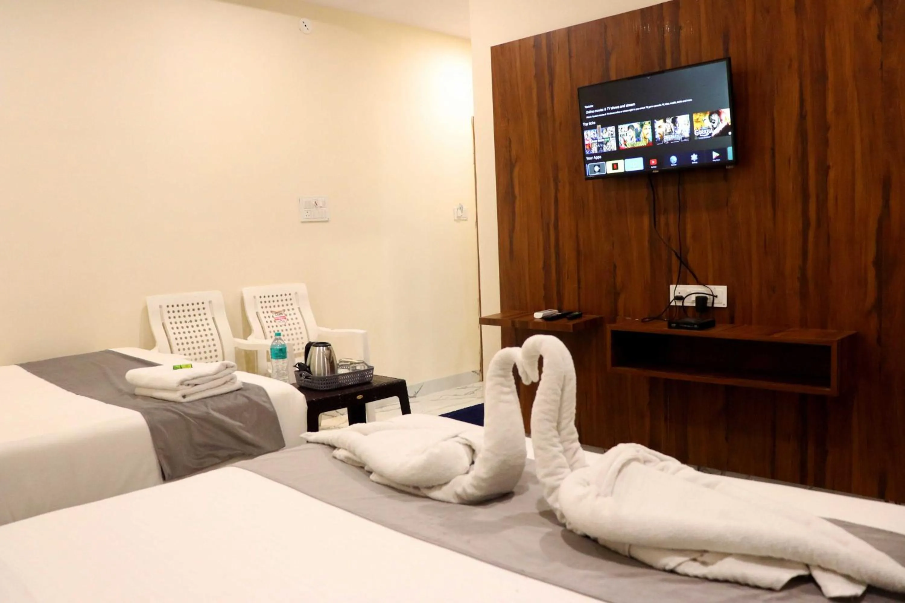 Bed in Hotel Krishnarchana