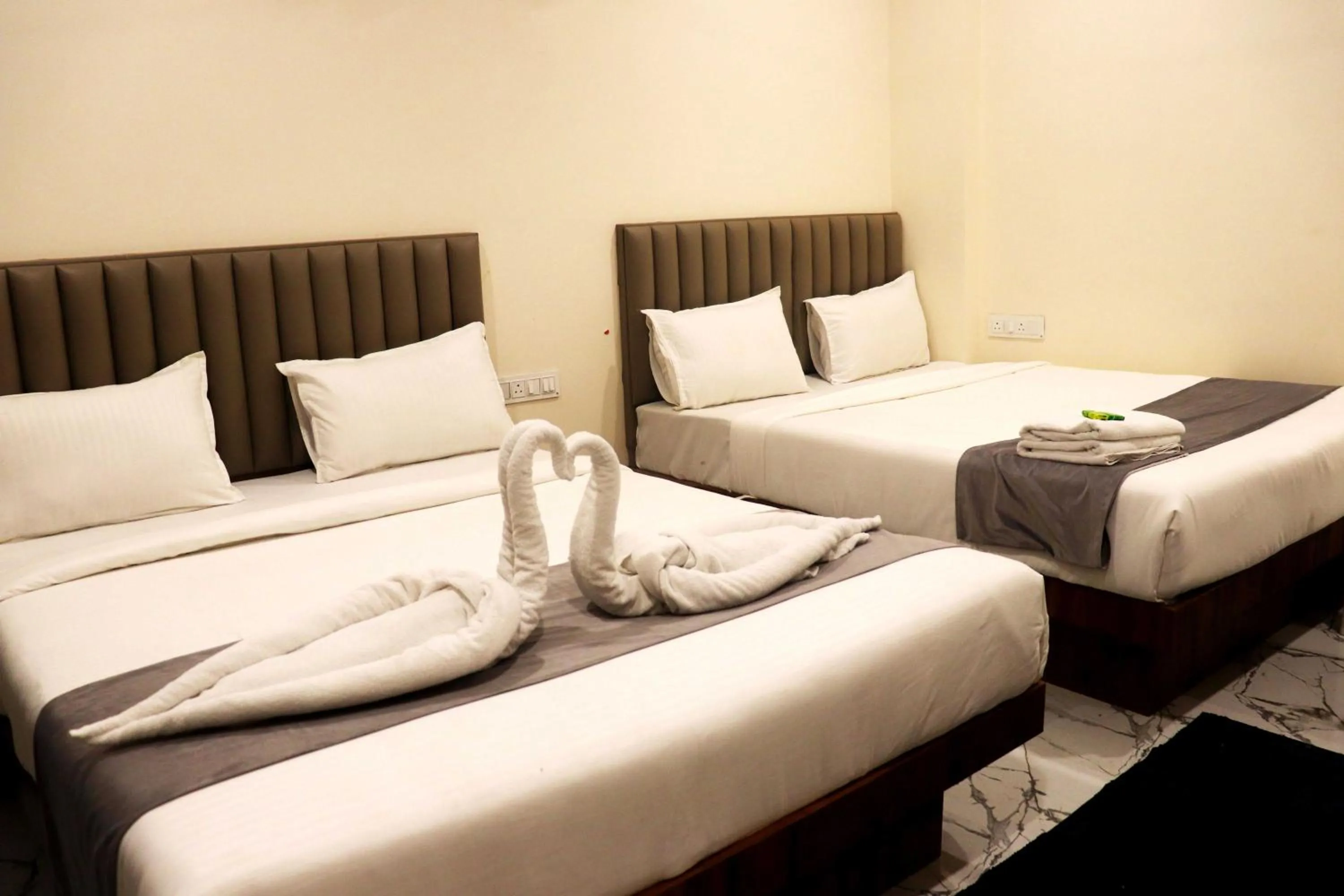 Bed in Hotel Krishnarchana