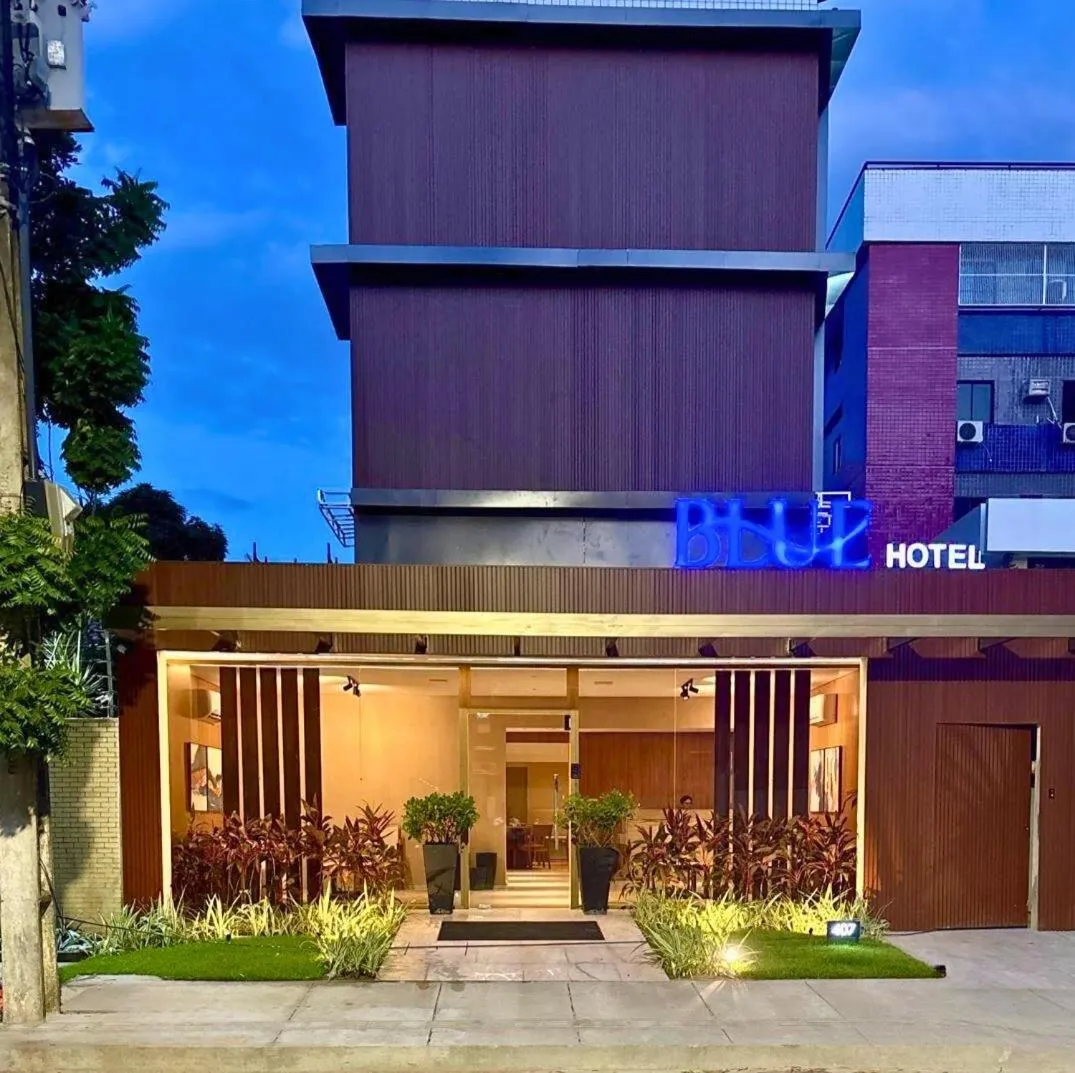 Property building in Blue Hotel