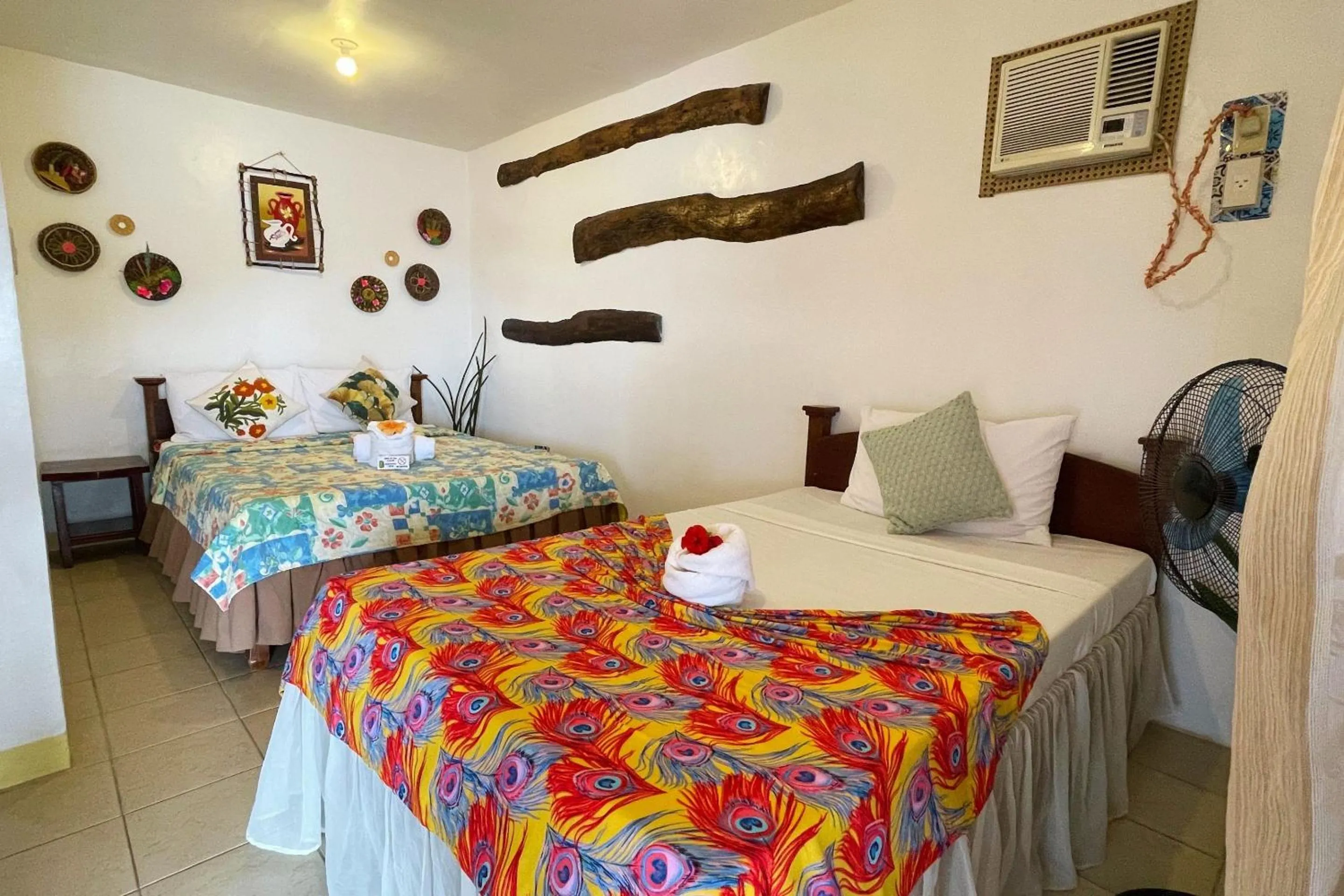 Bedroom, Bed in Oriental Hill Sabang Resort Puerto Galera