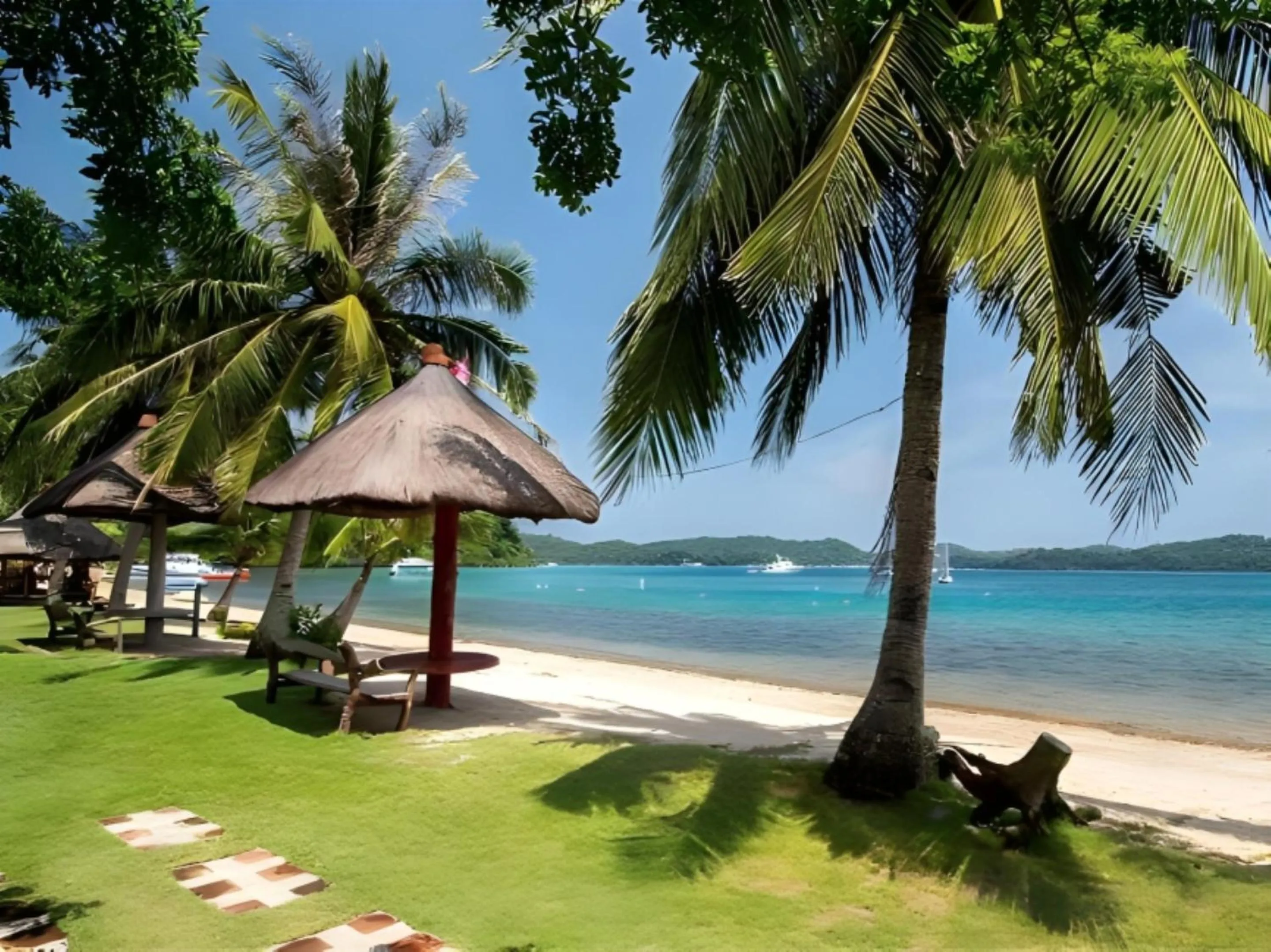 Sea view in Oriental Hill Sabang Resort Puerto Galera