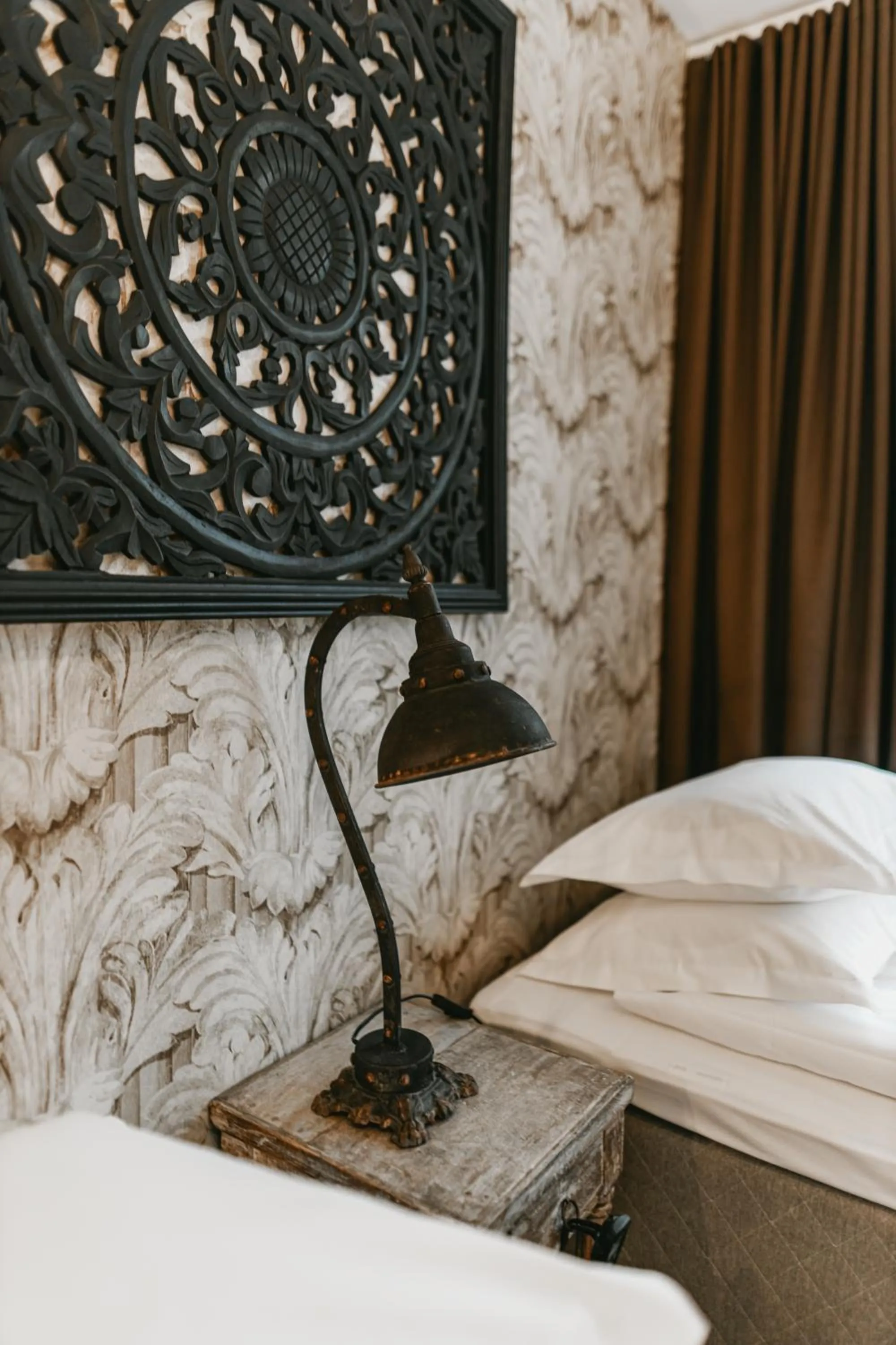 Decorative detail, Bed in Havshotellet