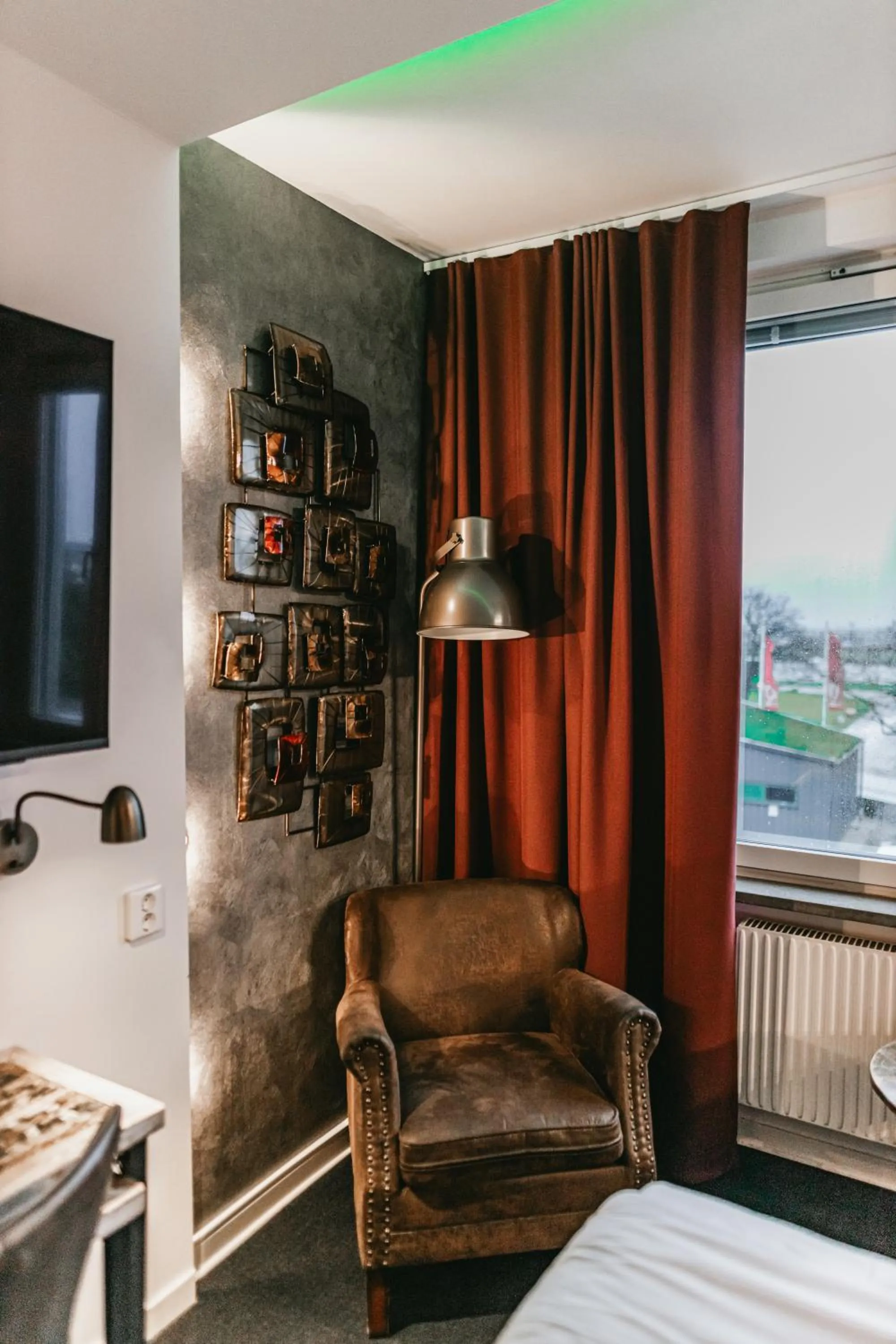 Seating area, Bed in Havshotellet