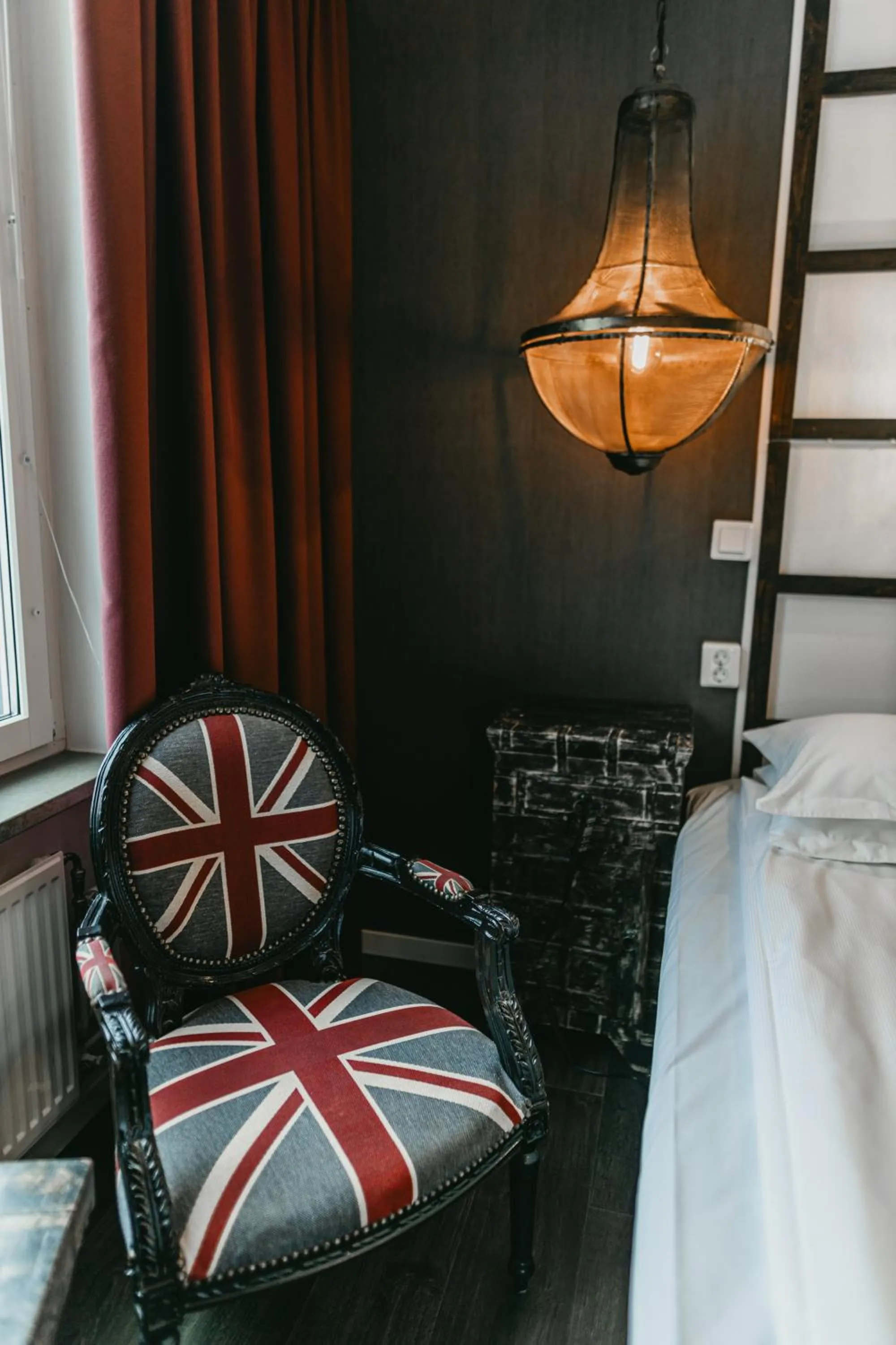 Seating area, Bed in Havshotellet