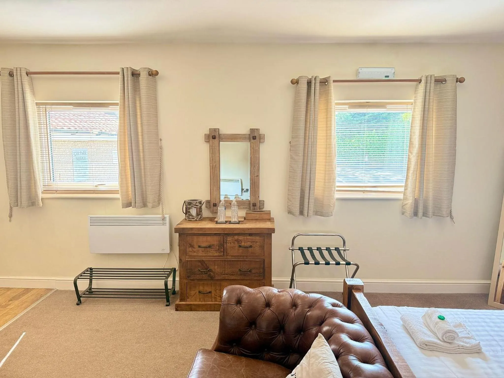 Bedroom in The Woodman Inn