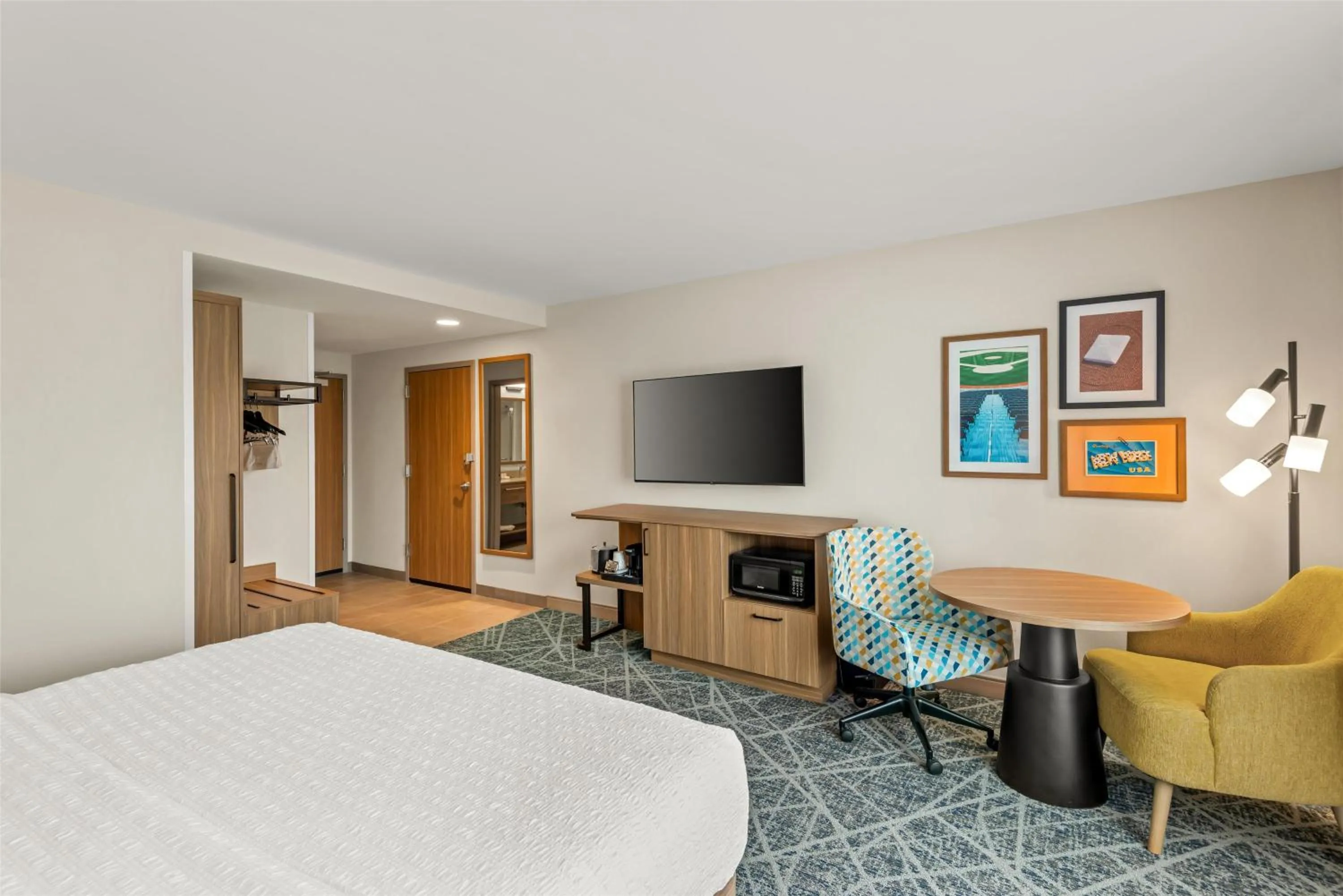 Bedroom, Bed in Hampton Inn Cooperstown