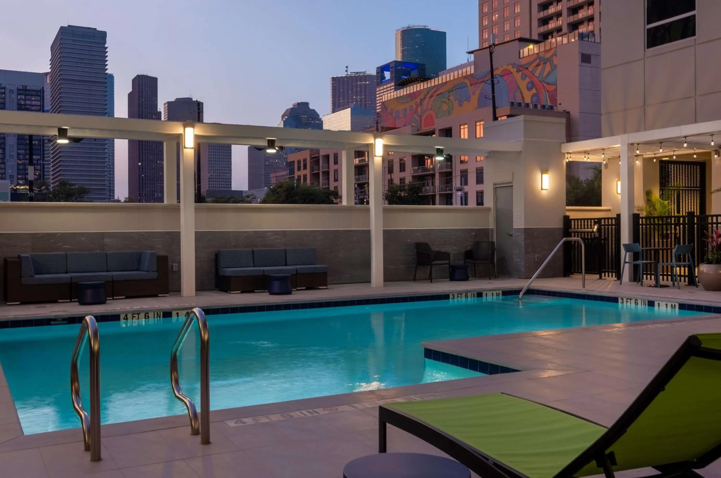 Pool view in Tru By Hilton Houston Downtown Convention Center