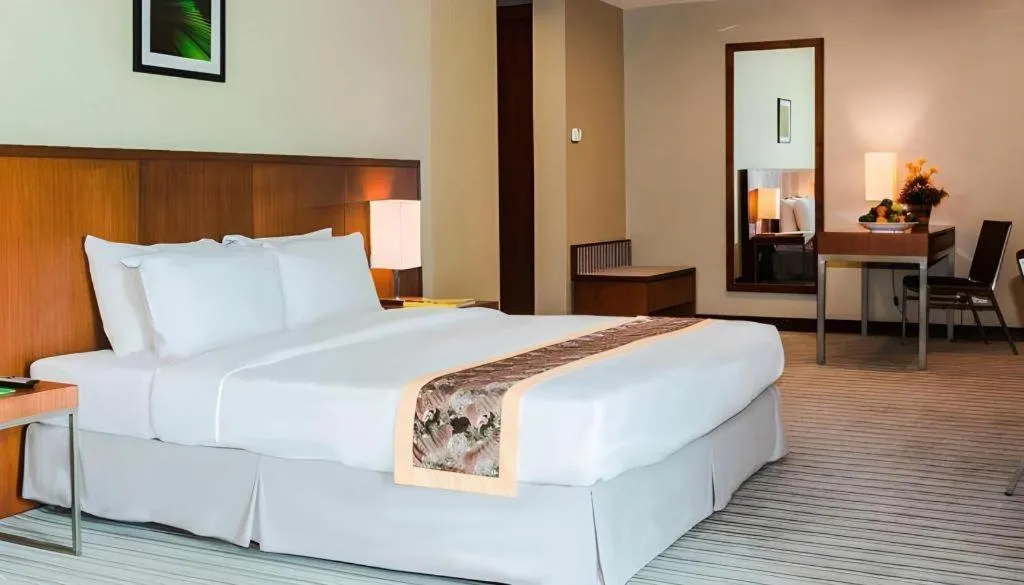 Bed in RH Hotel Sibu