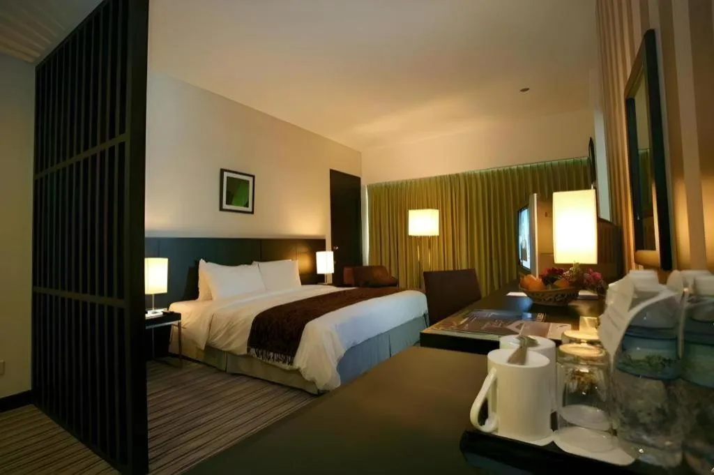 Bed in RH Hotel Sibu