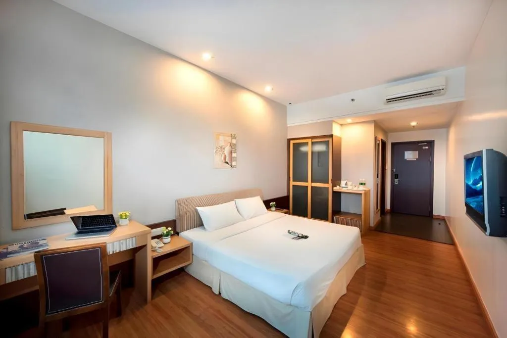 Bed in Kingwood Hotel Mukah