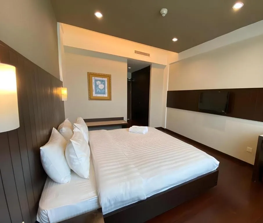 Bed in Kemena View Hotel Kuching (formerly known Merchant Hotel Kuching)