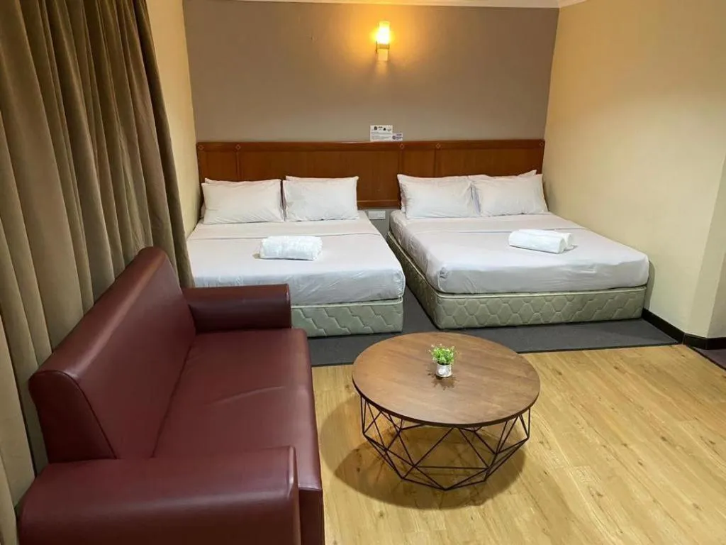 Bed in Hotel Perdana