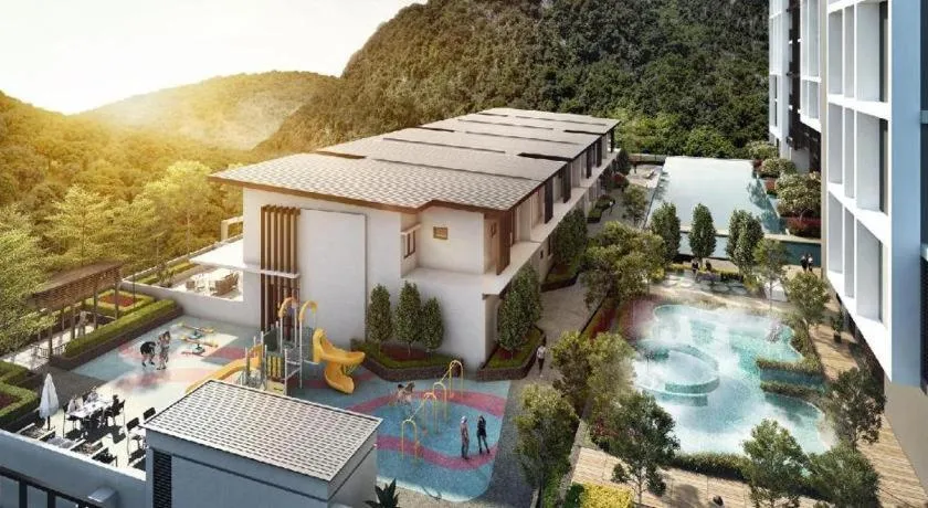 Ipoh Sunway Onsen Themepark Suite 6-11pax 2parkin