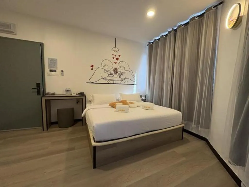 Bed in Ru Jia Hai She Hotel