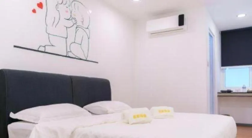 Bed in Ru Jia Hai She Hotel