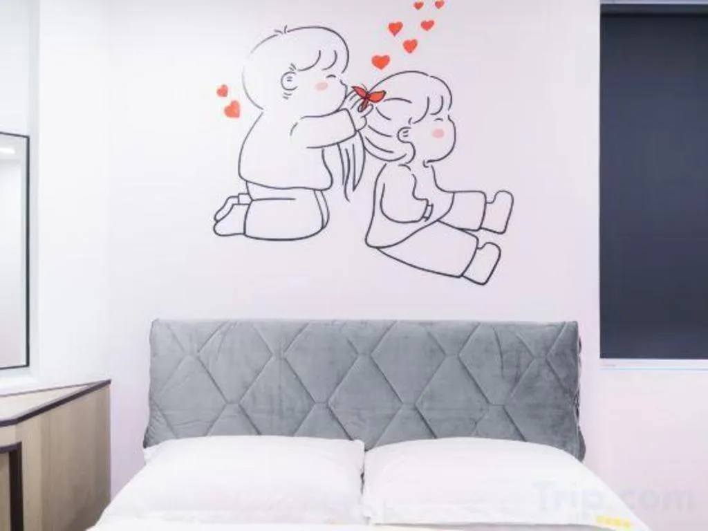 Bed in Ru Jia Hai She Hotel