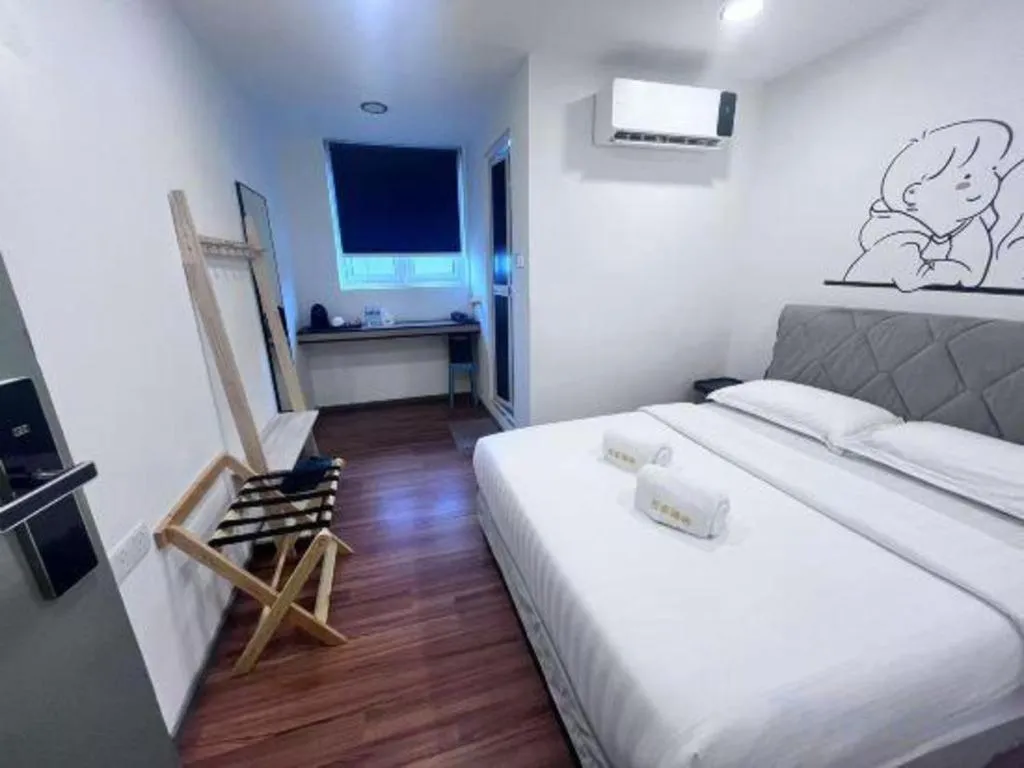 Bed in Ru Jia Hai She Hotel