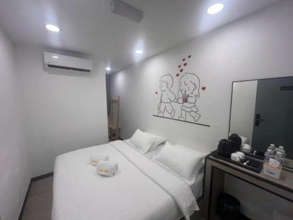 Bed in Ru Jia Hai She Hotel