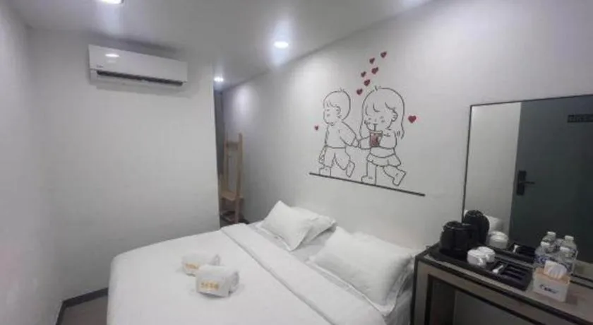 Bed in Ru Jia Hai She Hotel