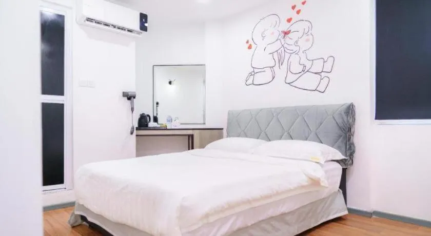 Bed in Ru Jia Hai She Hotel