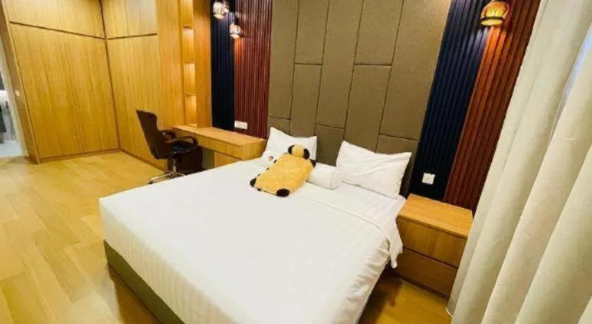 Bed in Sentral Suites By Eassy Hotel