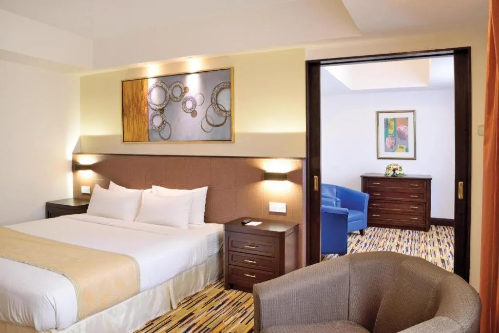 Bed in Hotel Royal Penang