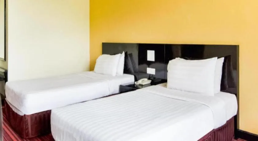 Bed in Perkasa Hotel Keningau