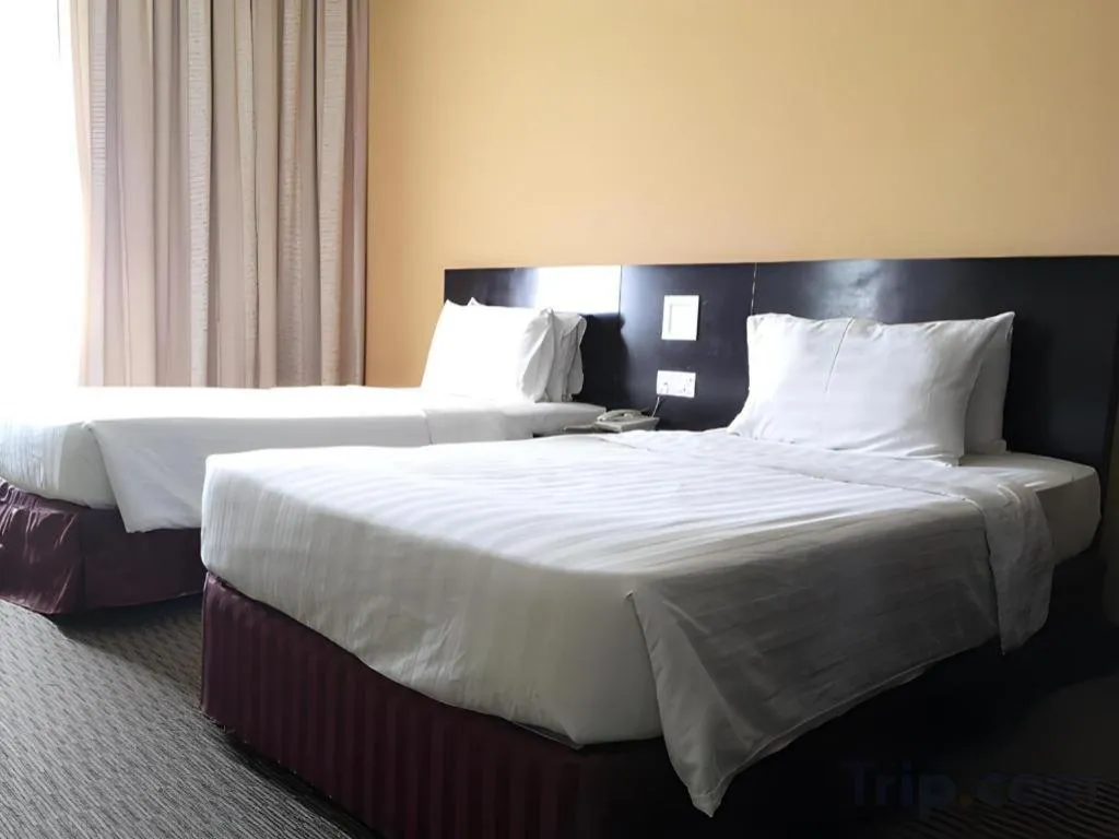 Bed in Perkasa Hotel Keningau