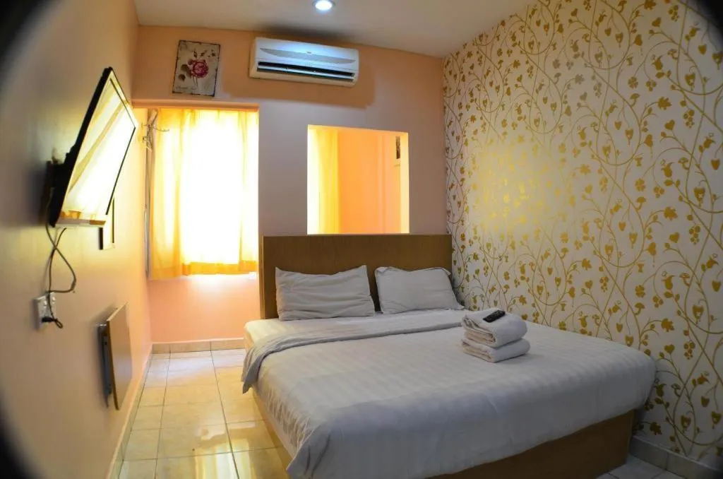 Bed in Hotel Zamburger Sri Petaling