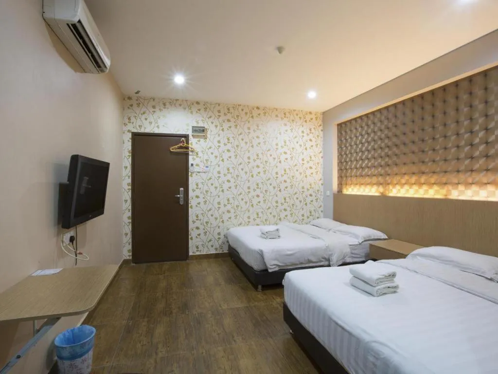 Bed in Hotel Zamburger Sri Petaling