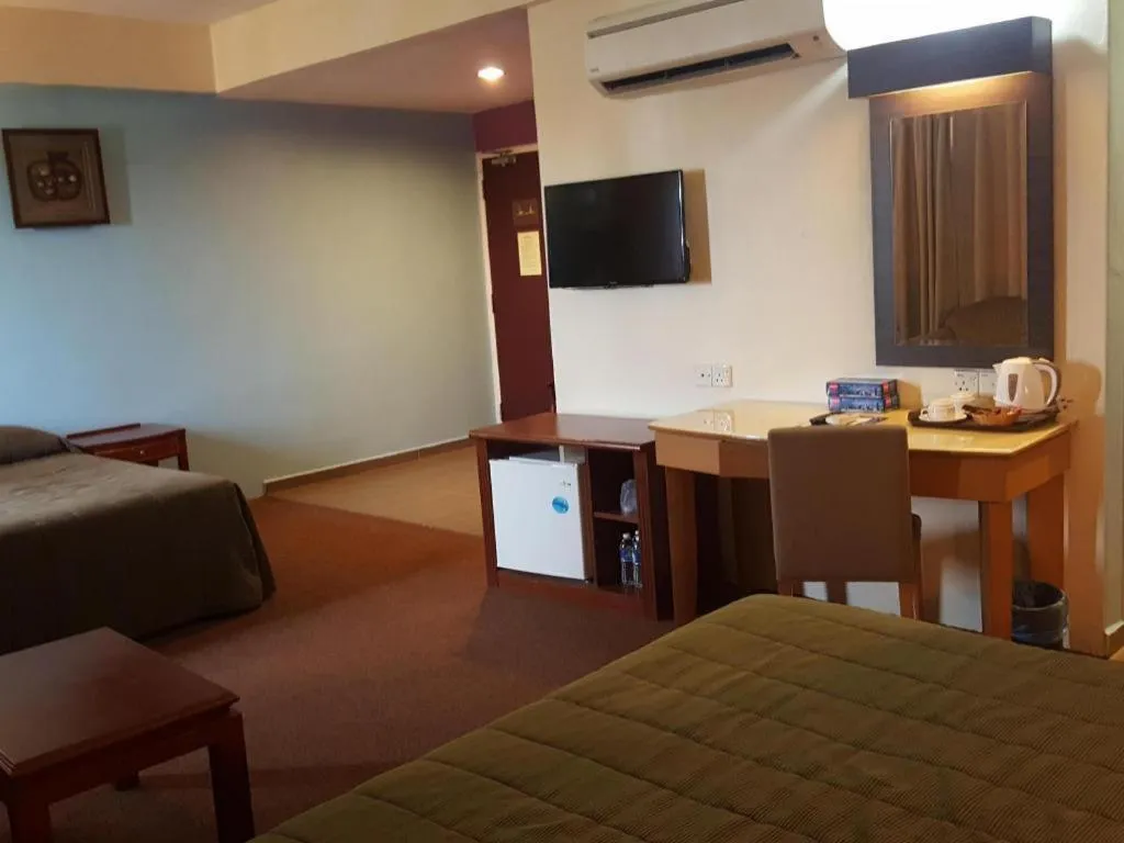 Bed in Klang Histana Hotel