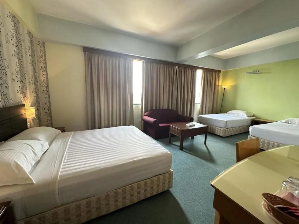 Bed in Klang Histana Hotel