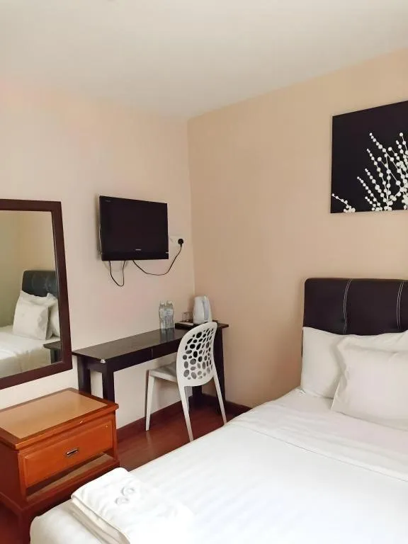 Bed in Hotel Seri Pauh