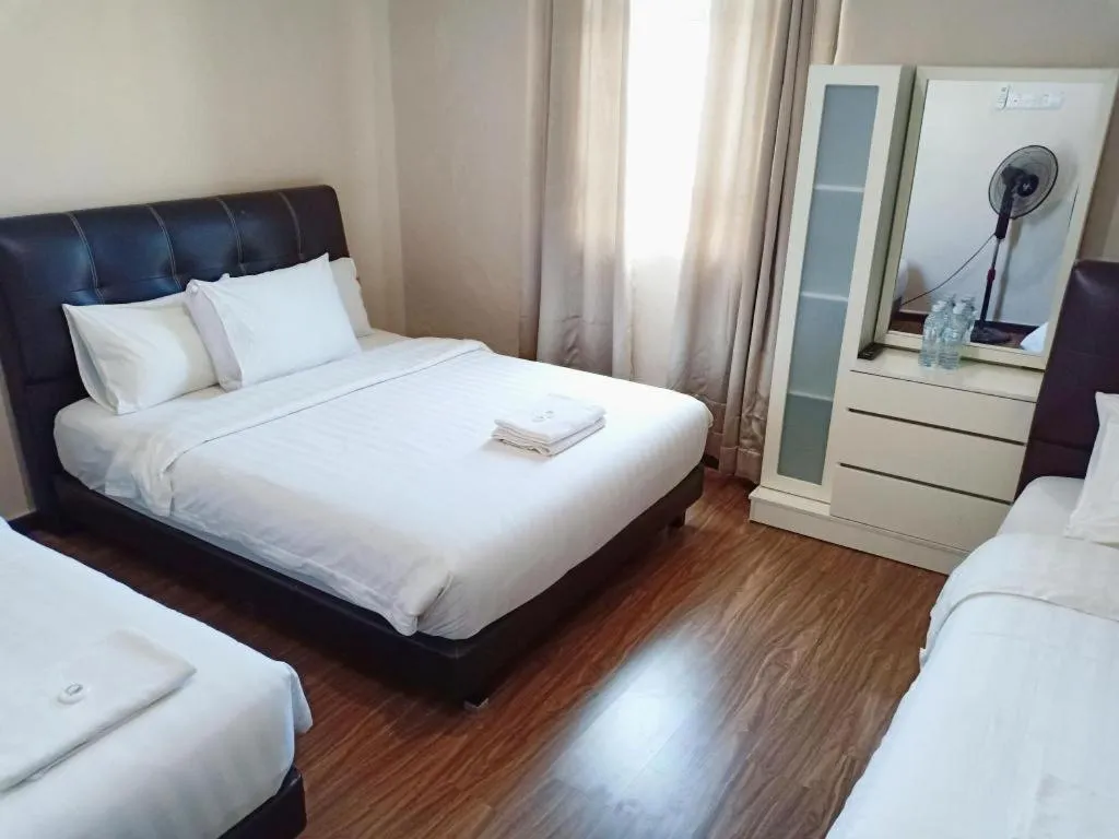 Bed in Hotel Seri Pauh