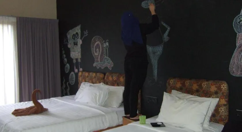 Bed in City Times Hotel