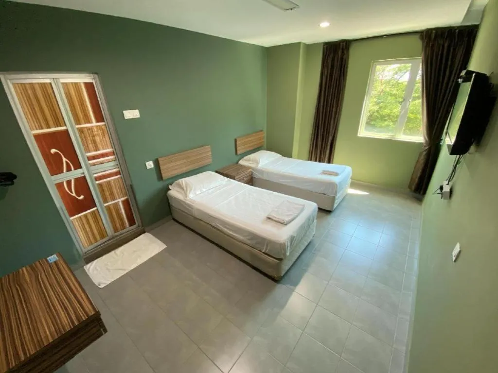 Bed in De Mawardah Hotel, Taming Sari Tower Malacca