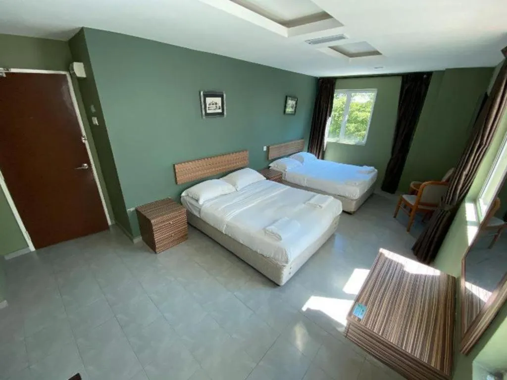 Bed in De Mawardah Hotel, Taming Sari Tower Malacca