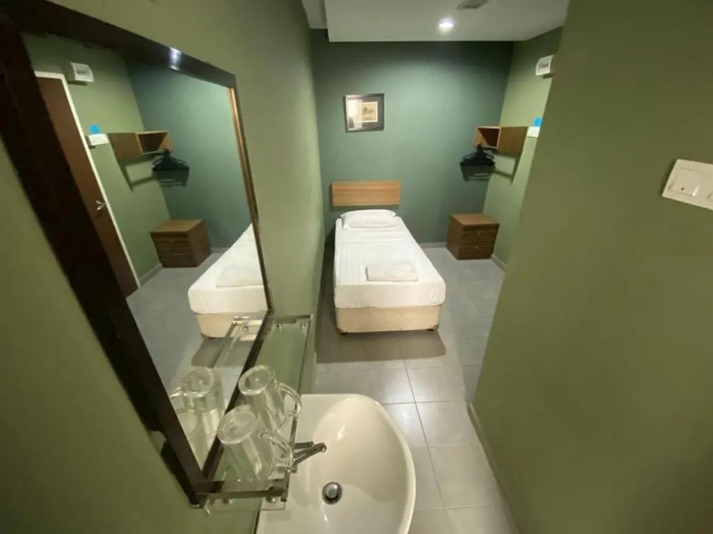 Bed in De Mawardah Hotel, Taming Sari Tower Malacca