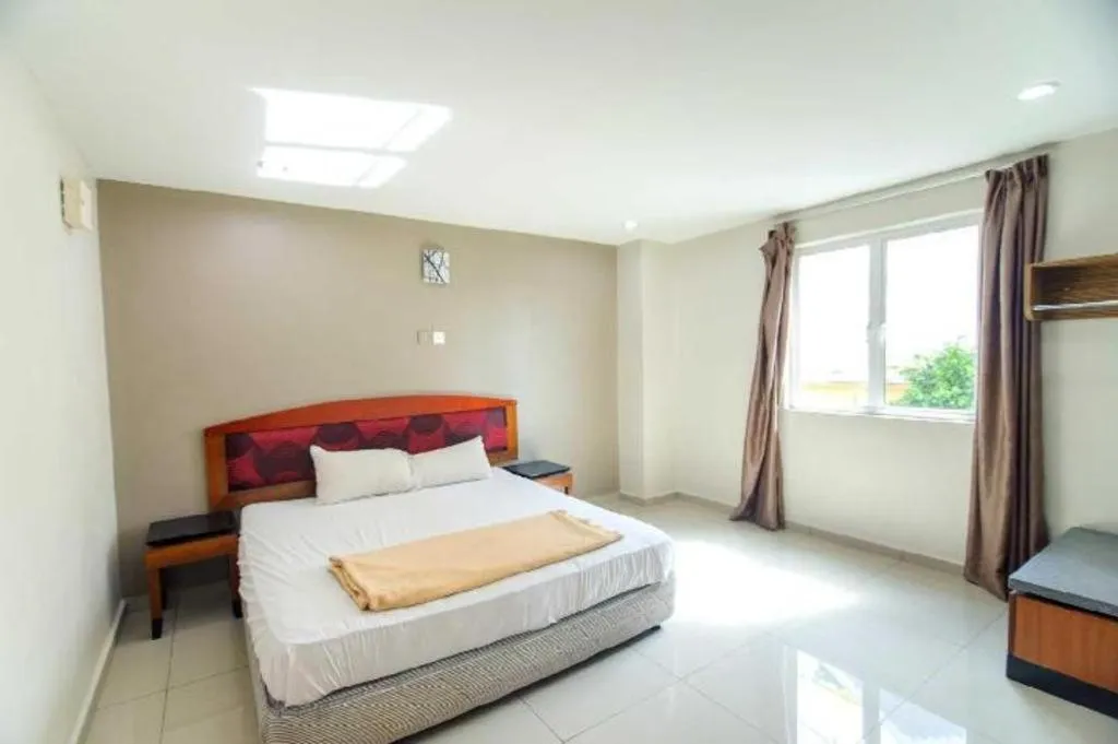 Bed in De Mawardah Hotel, Taming Sari Tower Malacca