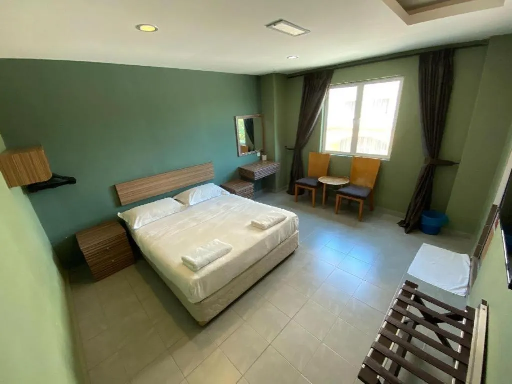 Bed in De Mawardah Hotel, Taming Sari Tower Malacca