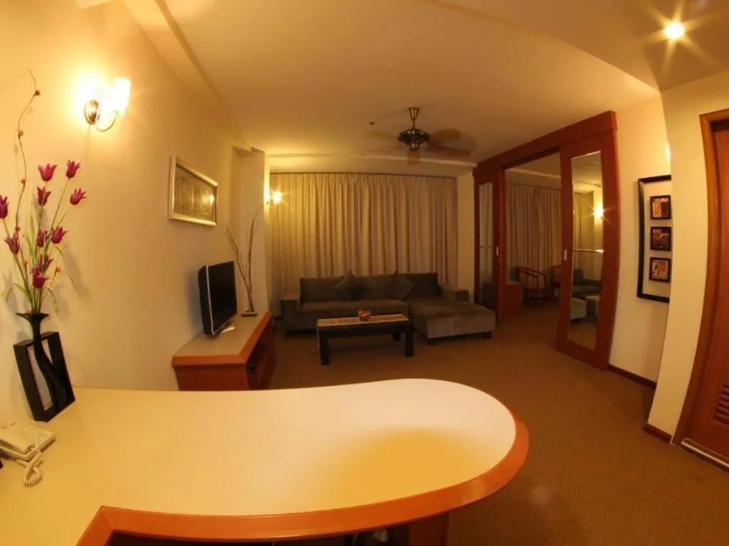 Bed in Seafest Hotel Semporna