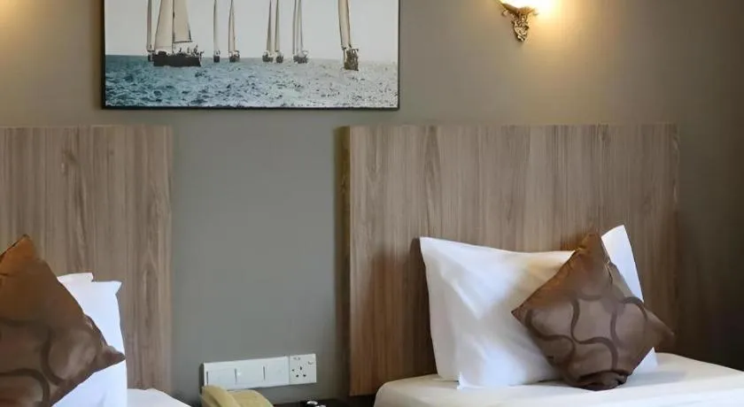 Bed in Seafest Hotel Semporna