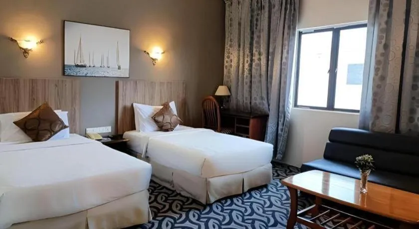 Bed in Seafest Hotel Semporna