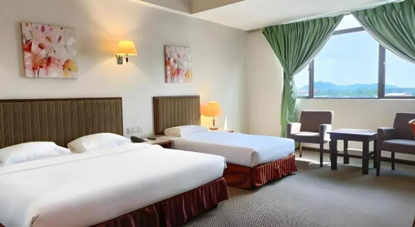 Bed in Seafest Hotel Semporna