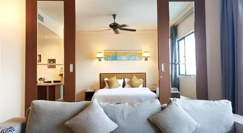 Bed in Seafest Hotel Semporna