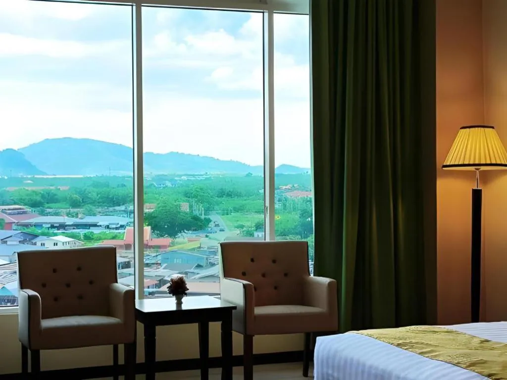 Bed in Seafest Hotel Semporna