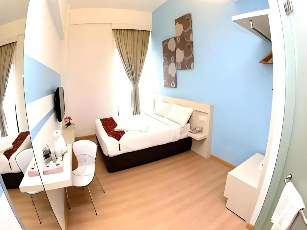 Bed in Sri Manja Boutique Hotel