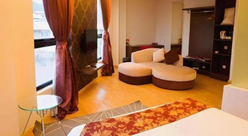 Bed in Sri Manja Boutique Hotel