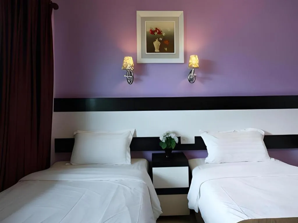 Bed in Hotel Star Moon