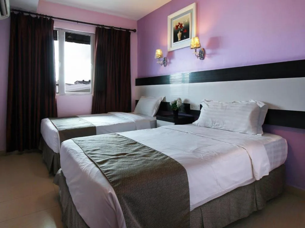 Bed in Hotel Star Moon